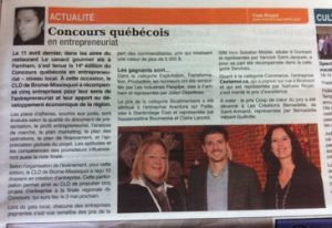 Nathalie Royer Article Journal Le Courrier 24 avril 2012