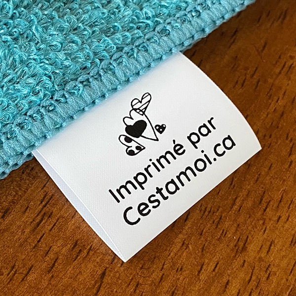 Étiquettes à Coudre En Tissu Aspect Daim - Lot De 10, 60x25 Mm, Lavables, Pour Personnaliser Vêtements Et Créations
